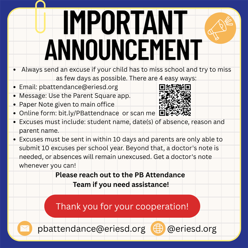Attendance excuse 